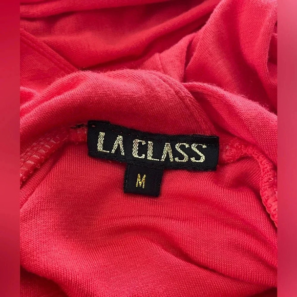 ❤️ LA CLASS Stunning Red Dress Medium - Picture 5 of 6